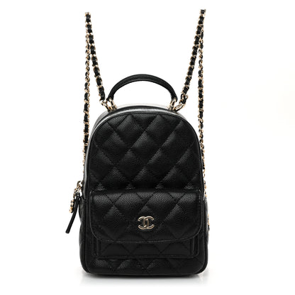 Chanel Caviar Quilted CC Mini Classic Backpack Black 1 of 11
