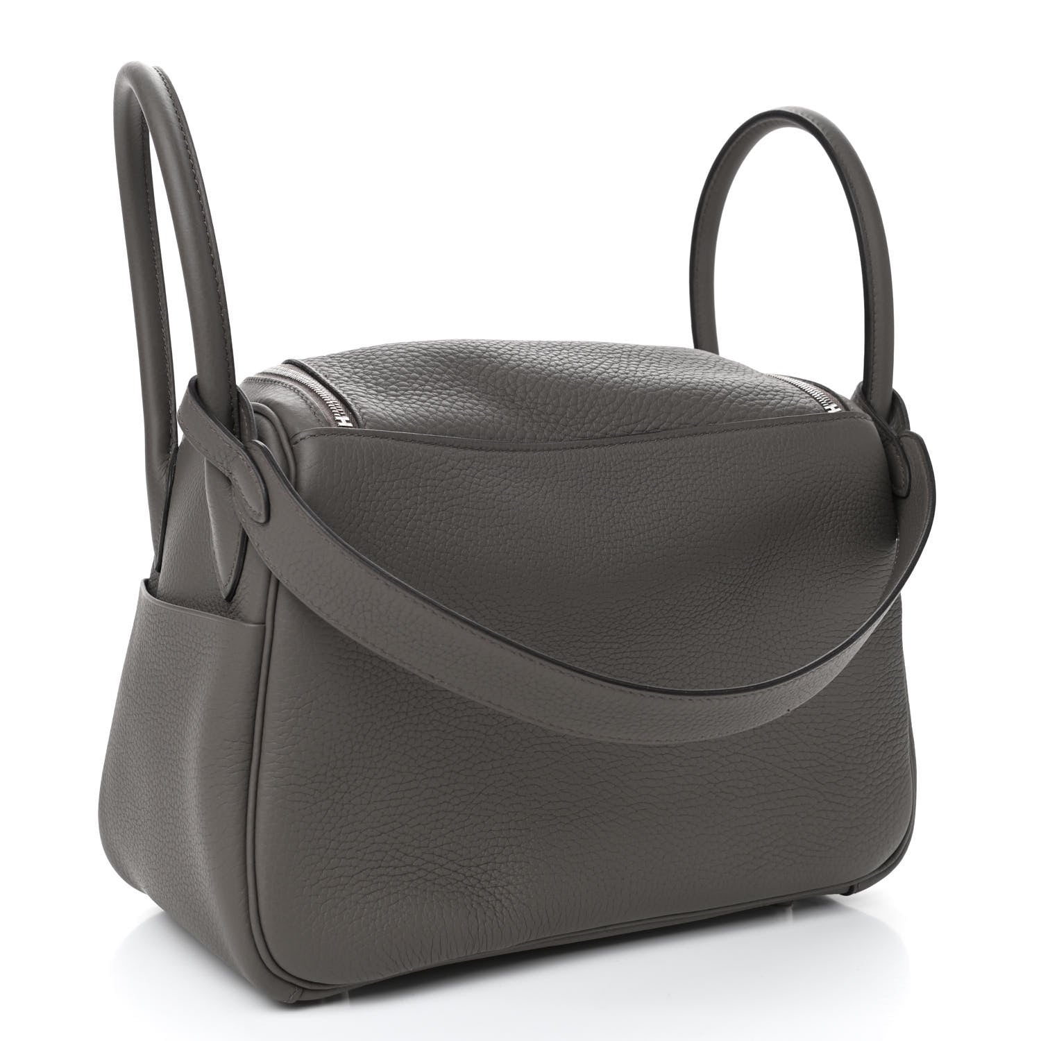 Hermes Taurillon Clemence Lindy 26 Etain 3 of 14
