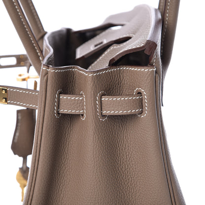 Hermes Togo Birkin 25 Etoupe 11 of 35