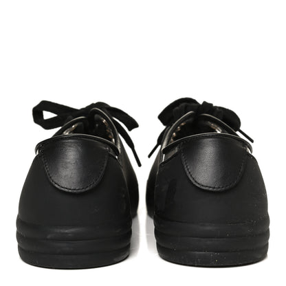 Chanel Calfskin PVC Womens CC Sneakers 38 Black Transparent 6 of 10