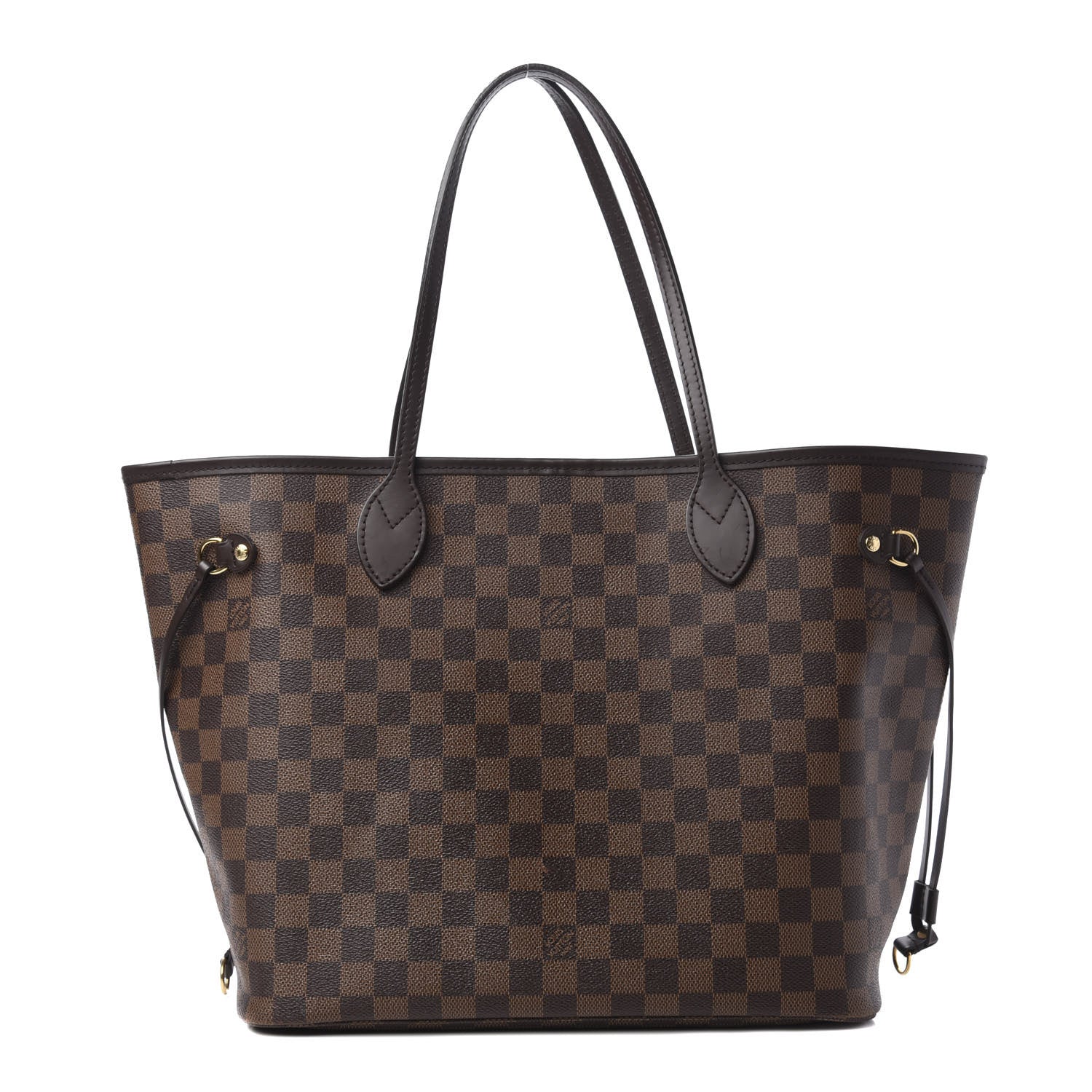 Louis Vuitton Damier Ebene Neo Neverfull MM Rose Ballerine 3 of 14