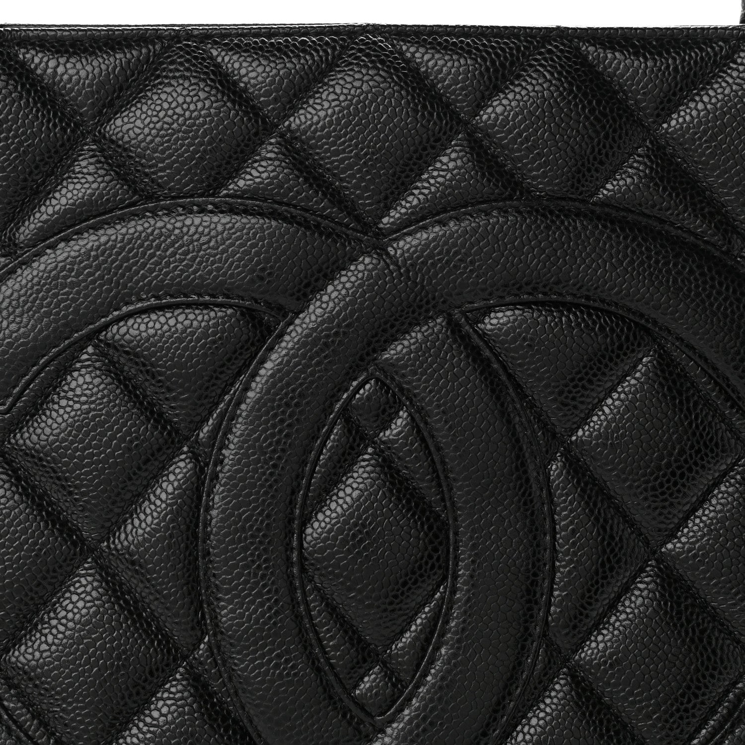 Chanel Caviar Quilted Medallion Tote Black 8 of 10