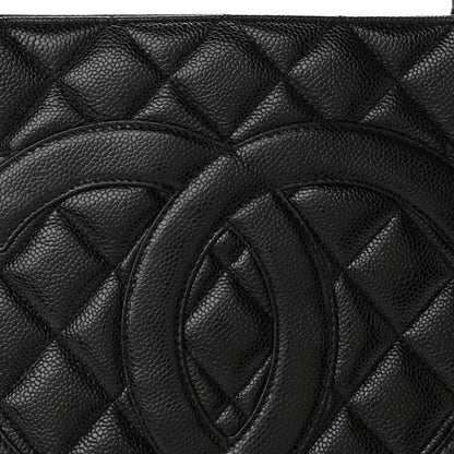 Chanel Caviar Quilted Medallion Tote Black 8 of 10