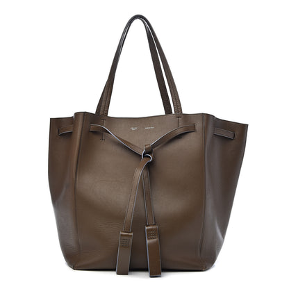 Celine Smooth Calfskin Small Tassel Cabas Phantom Brown Blue 1 of 23