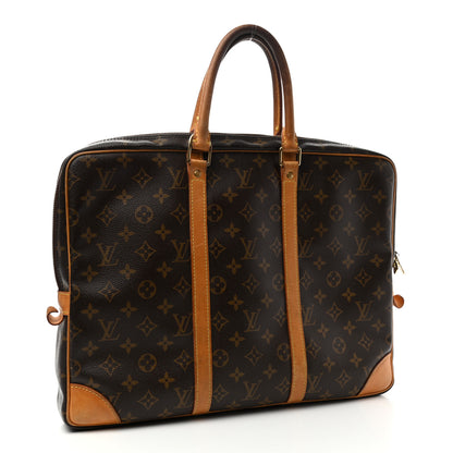 Louis Vuitton Monogram Porte-Documents Voyage Briefcase 2 of 17