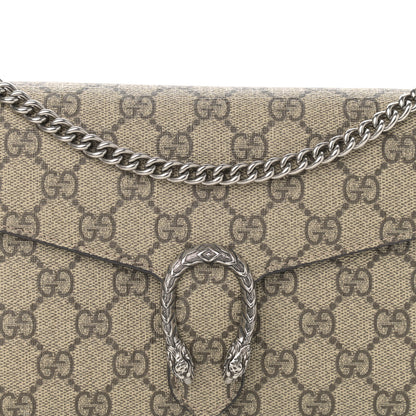 Gucci GG Supreme Monogram Mini Dionysus Chain Wallet Beige Taupe 8 of 10