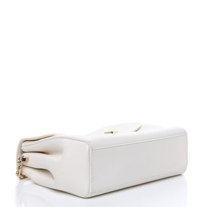 Christian Dior Calfskin Small Diorling White 4 of 12
