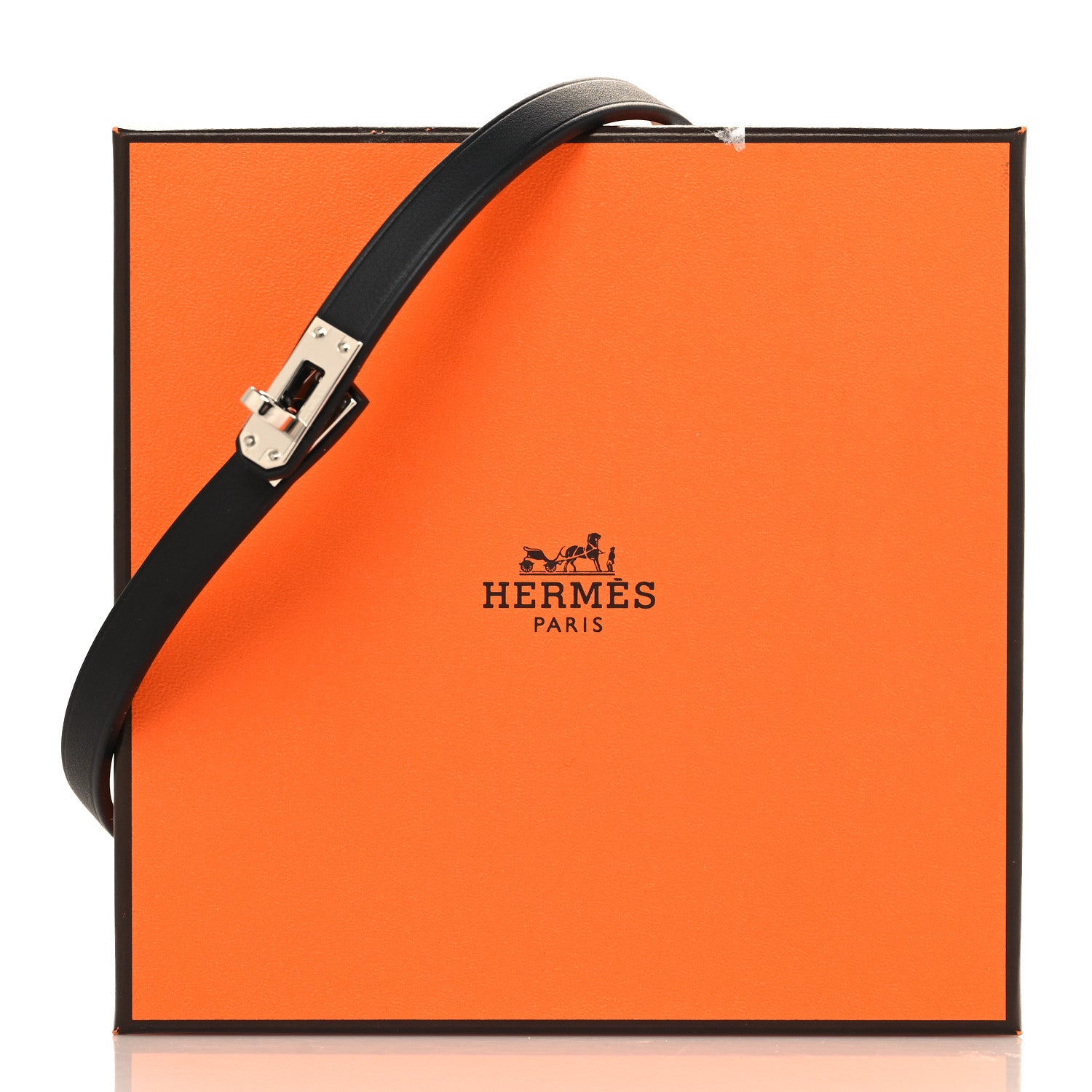 Hermes Swift Kelly Choker Black 6 of 6
