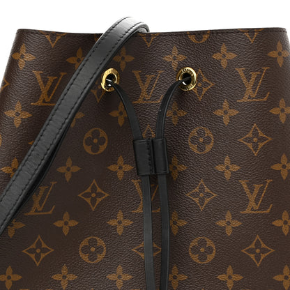 Louis Vuitton Monogram Neonoe MM Black 7 of 9