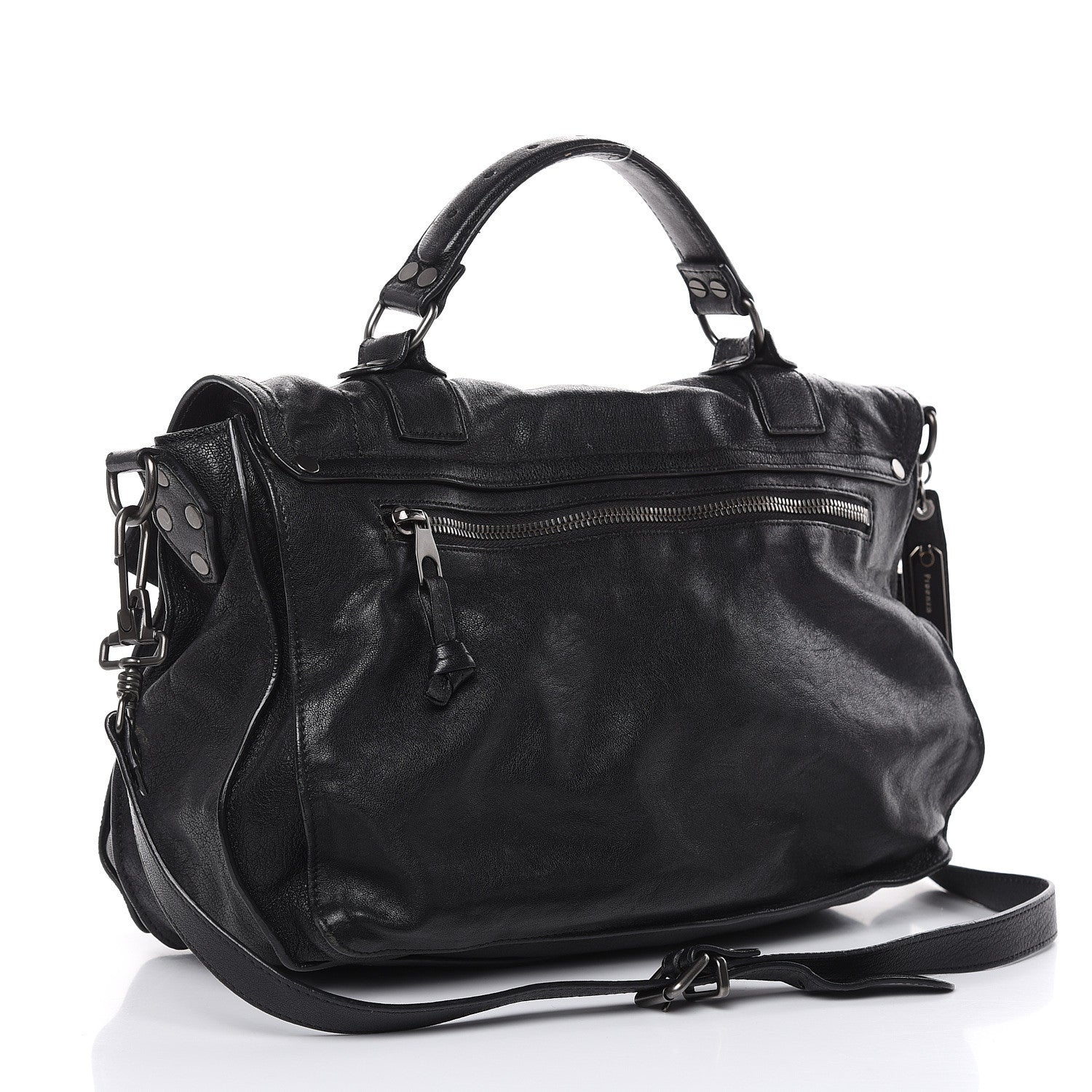 Proenza Schouler Lambskin Medium PS1 Satchel Black 3 of 19
