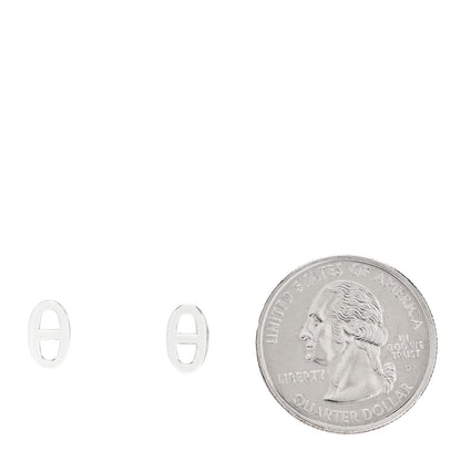 Hermes Sterling Silver TPM Farandole Earrings 2 of 5