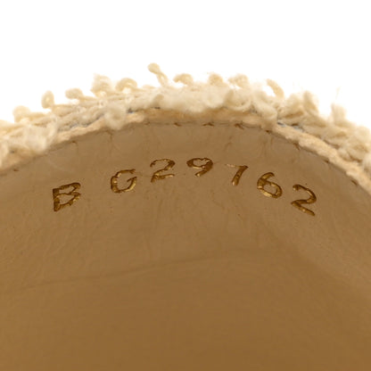 Chanel Fabric CC Espadrilles 40 Ecru Light Beige 6 of 8