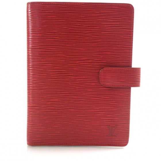 Epi Agenda Medium Ring Organizer Red