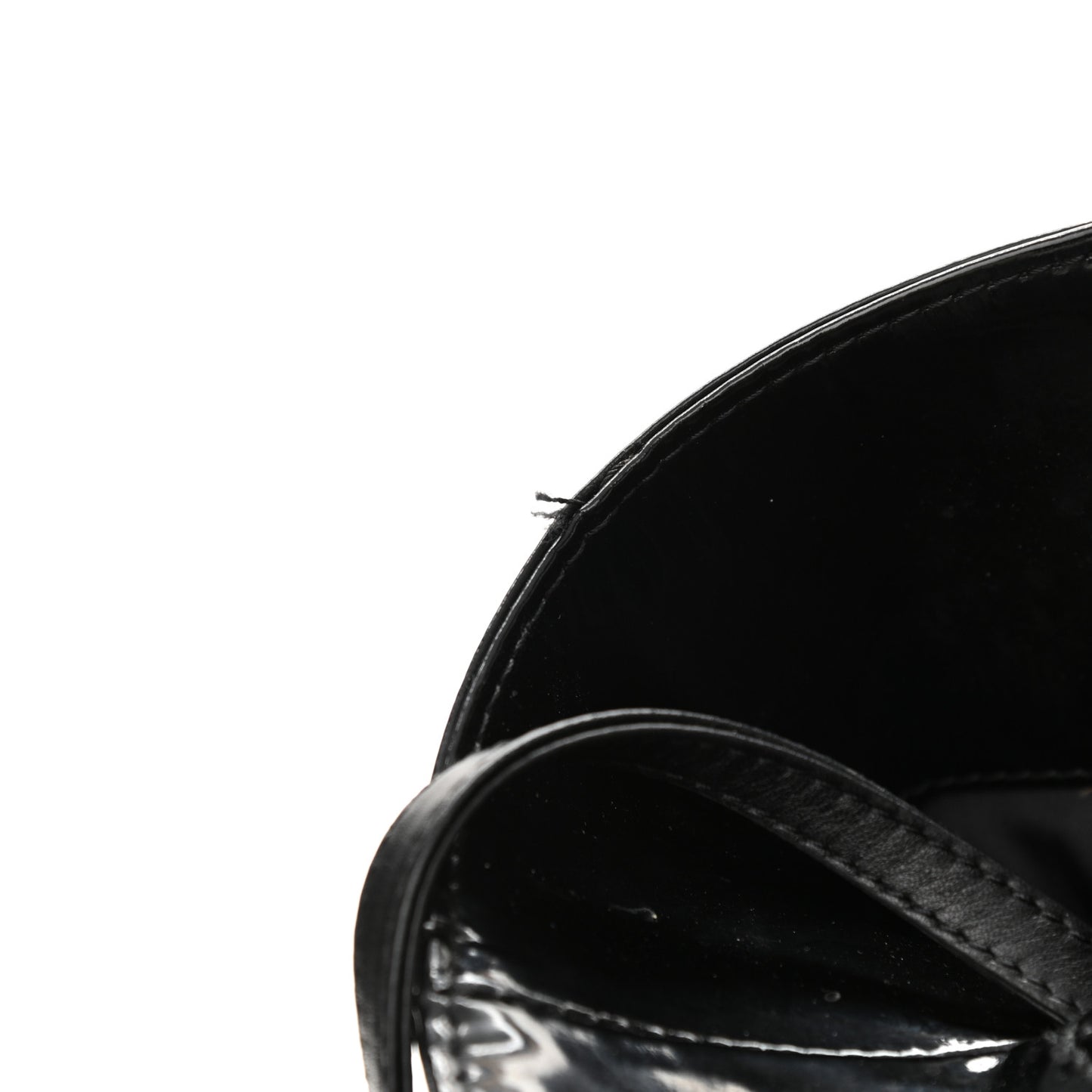 Vinyl Quilted Large Paris Biarritz Tote Black