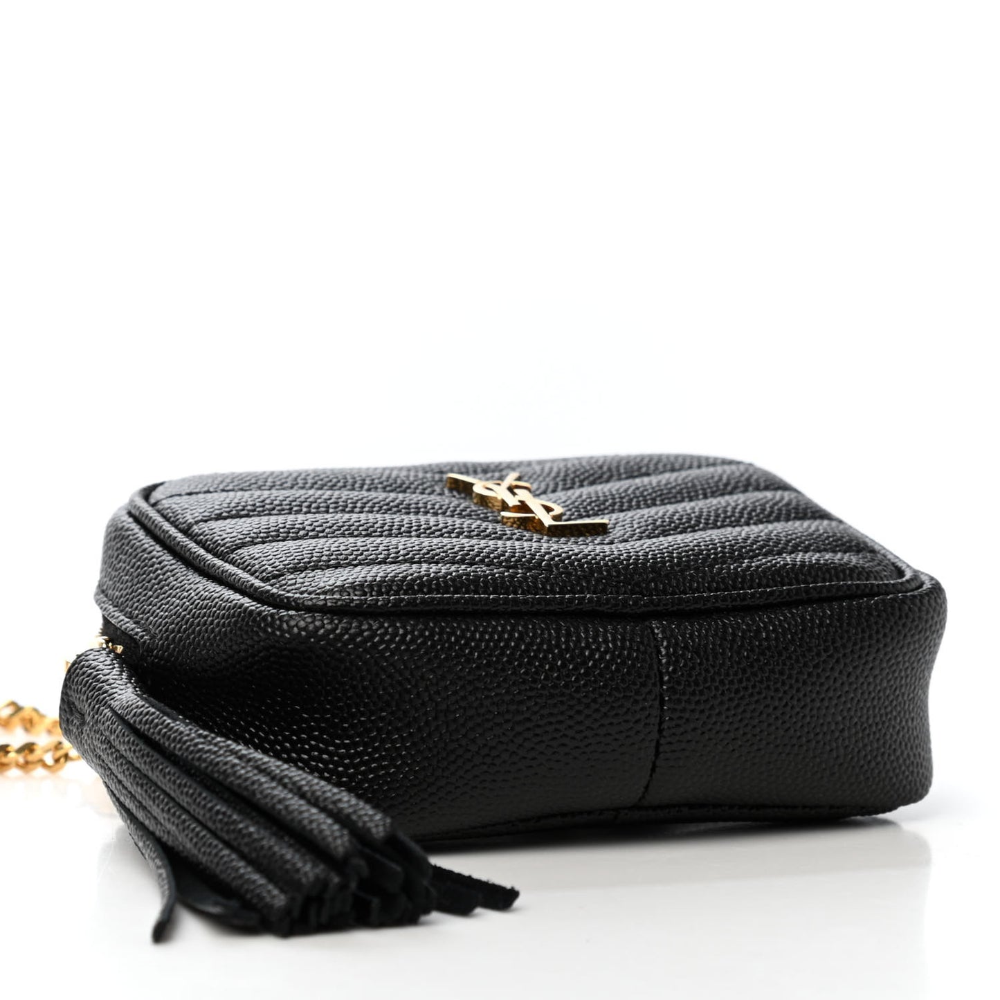 Grain De Poudre Matelasse Monogram Baby Lou Camera Bag Black