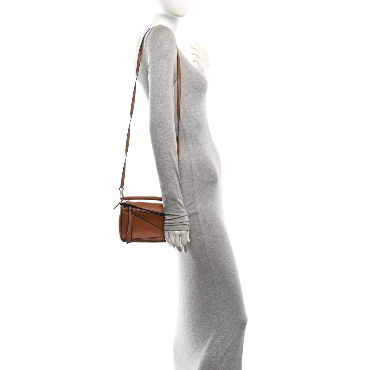 Calfskin Mini Puzzle Bag Tan