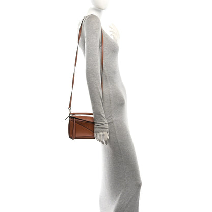 Loewe Calfskin Mini Puzzle Bag Tan 2 of 10