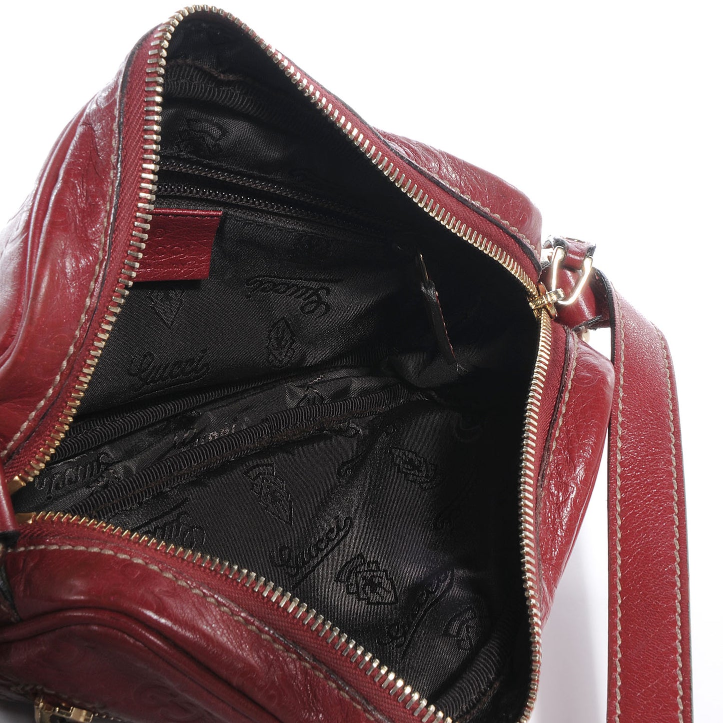 Guccissima Small Shoulder Bag Red