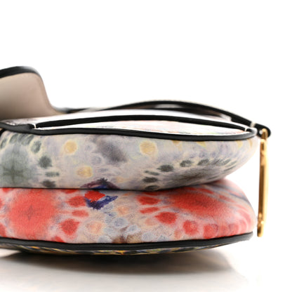 Christian Dior Calfskin Printed KaleiDiorscopic Mini Saddle Bag Latte Multicolor 9 of 11