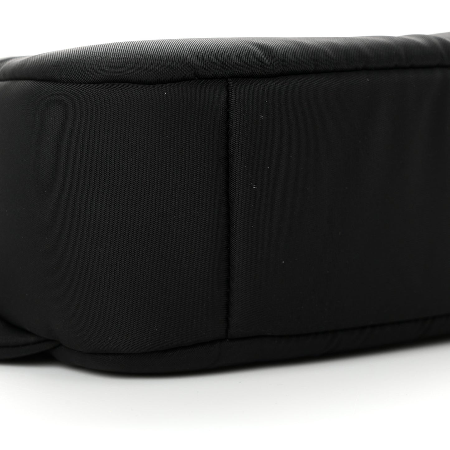 Tessuto Nylon Soft Padded Belt Bag Black