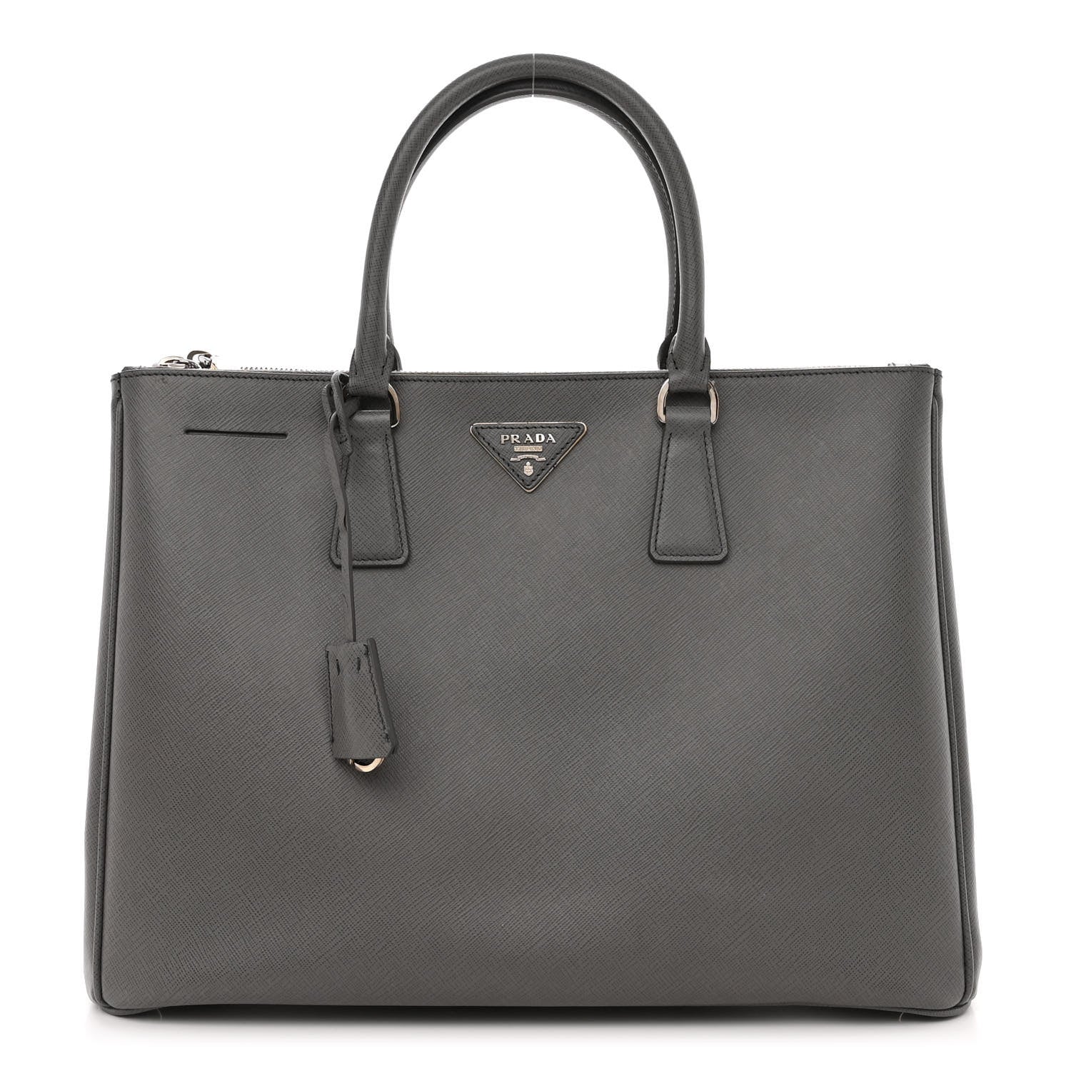 Prada Saffiano Lux Large Galleria Double Zip Tote Marmo 1 of 11