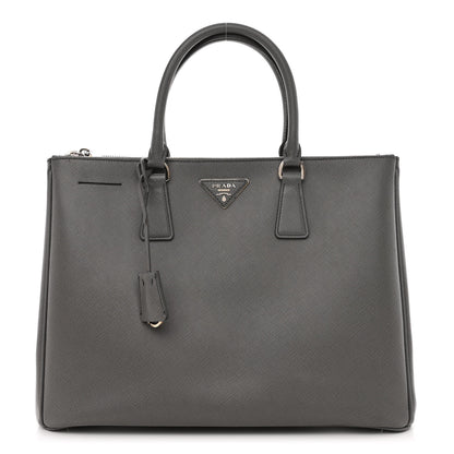 Prada Saffiano Lux Large Galleria Double Zip Tote Marmo 1 of 11