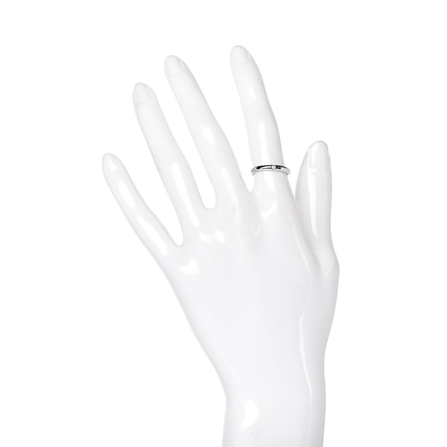 Platinum Diamond 2.6mm 1895 Wedding Band Ring 49 4.75