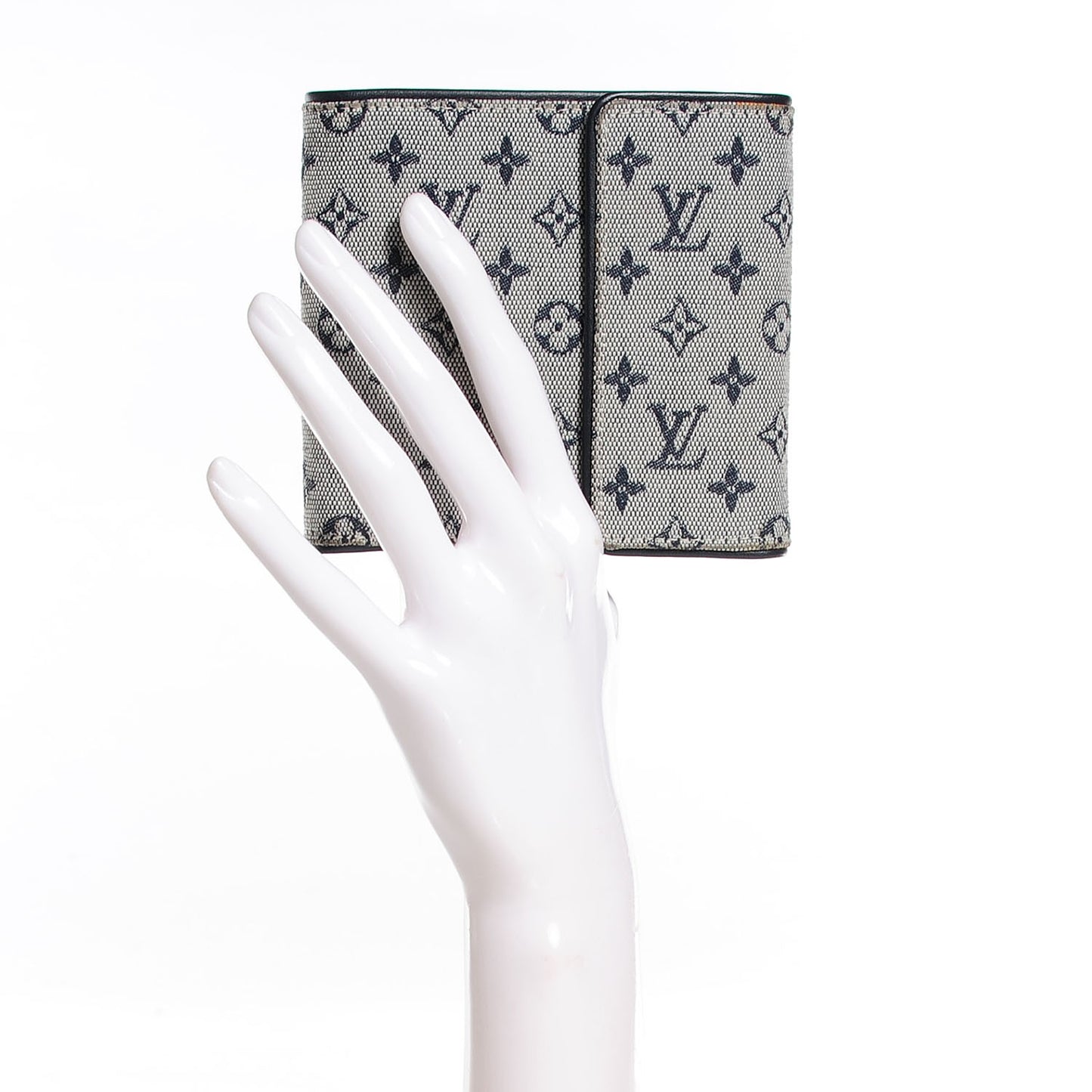 Mini Monogram Compact Wallet Blue