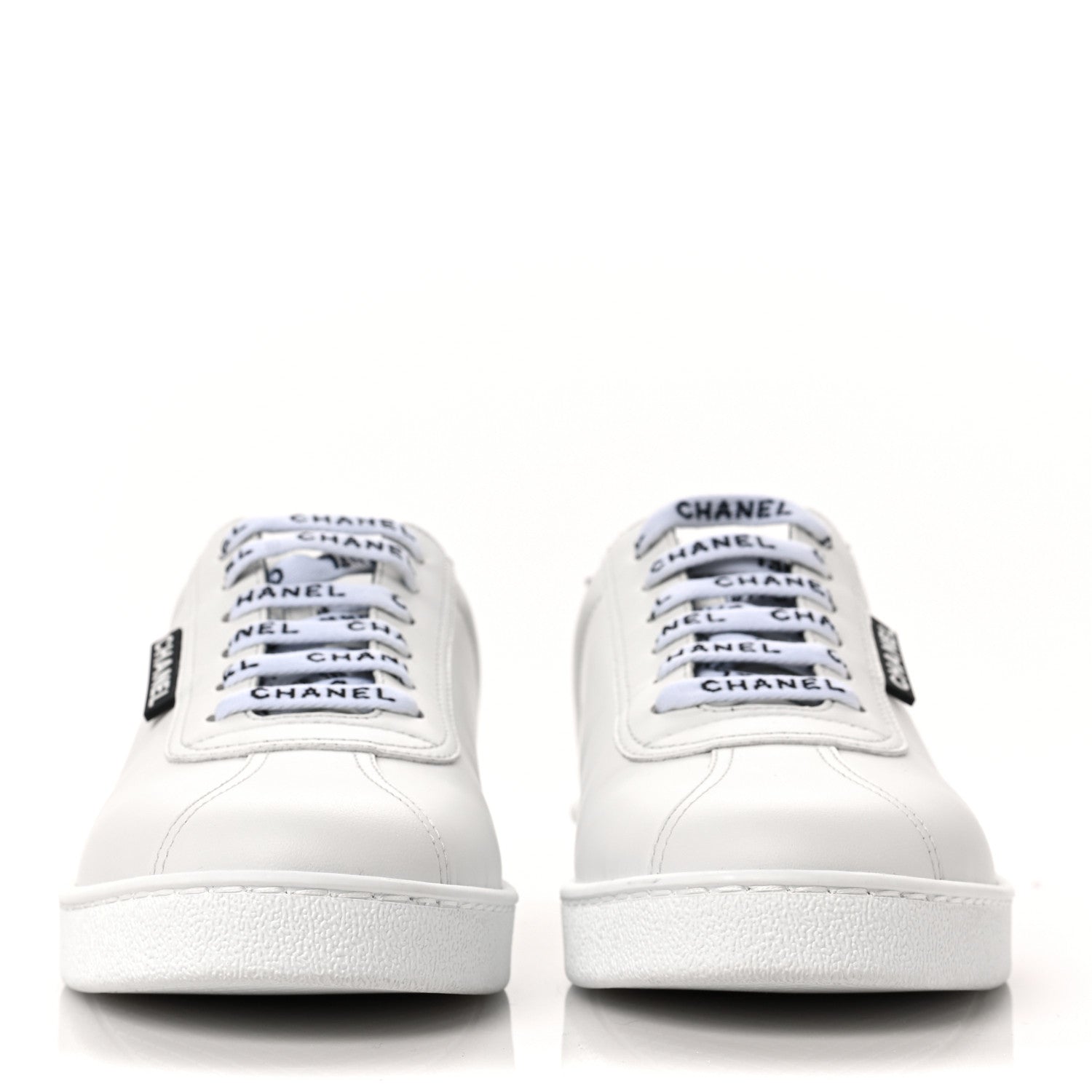 Chanel Calfskin CC Womens Sneakers 39 White 2 of 10