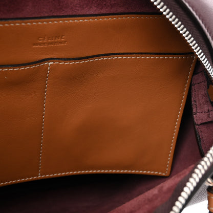 Celine Lambskin Small Soft Cube Satchel Burgundy 8 of 13