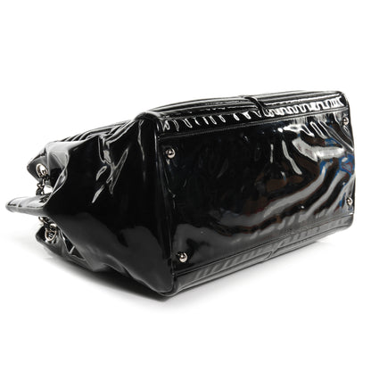 Chanel Vinyl Coco Ming Tote Black 4 of 7