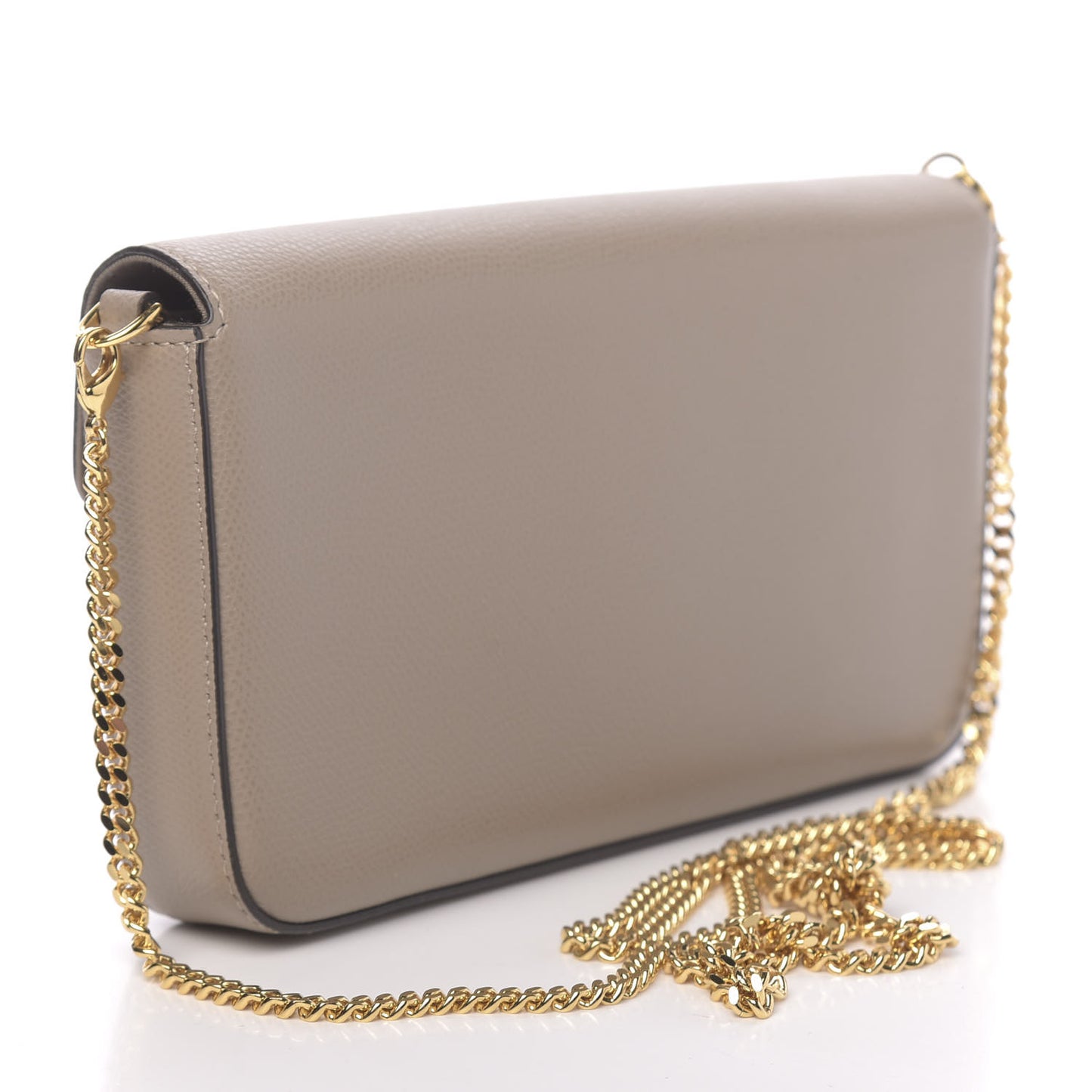 Vitello Cruise F is Fendi Envelope Wallet on Chain with Pouches Tortora