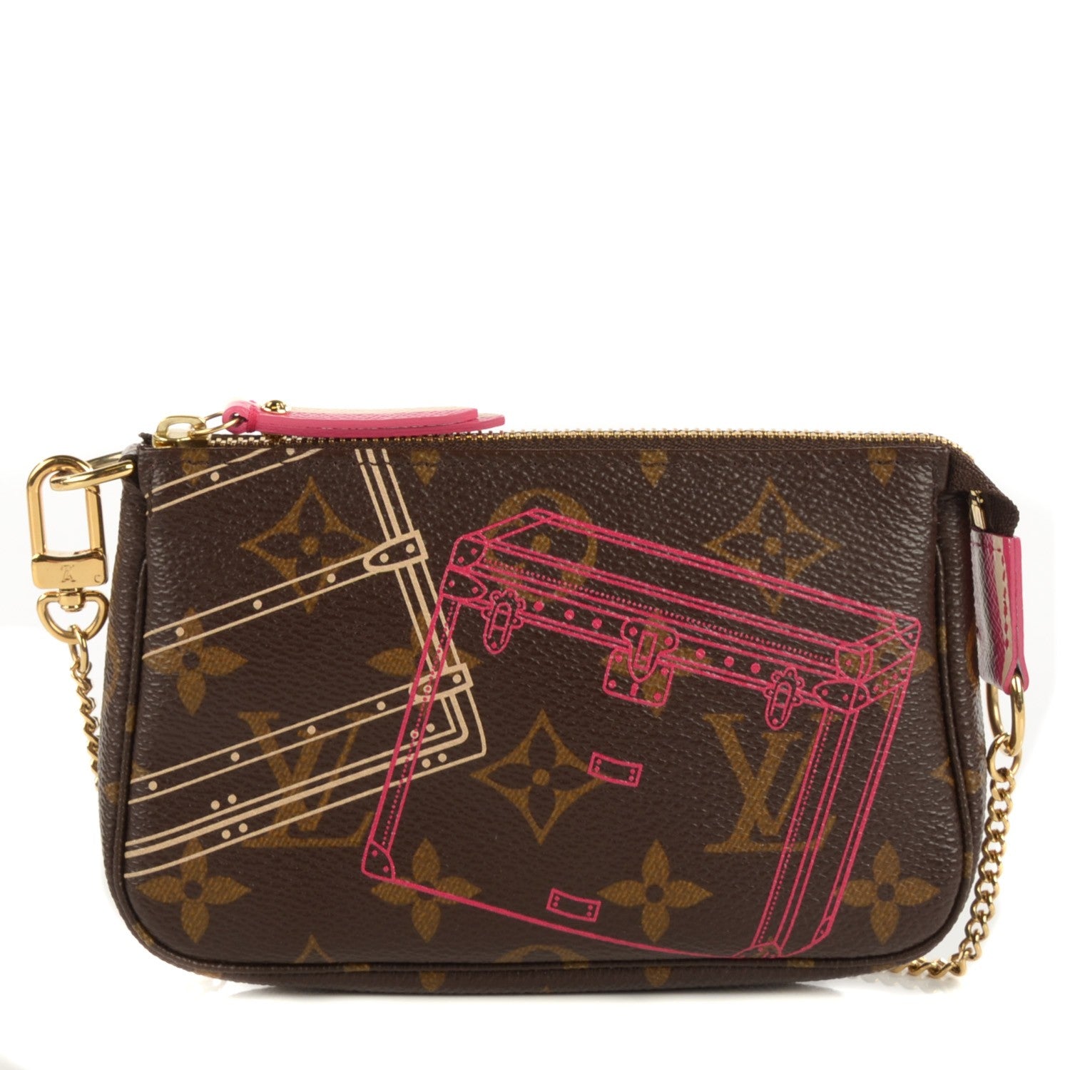 Louis Vuitton Monogram 2014 Christmas Animation Mini Pochette Accessories 1 of 8