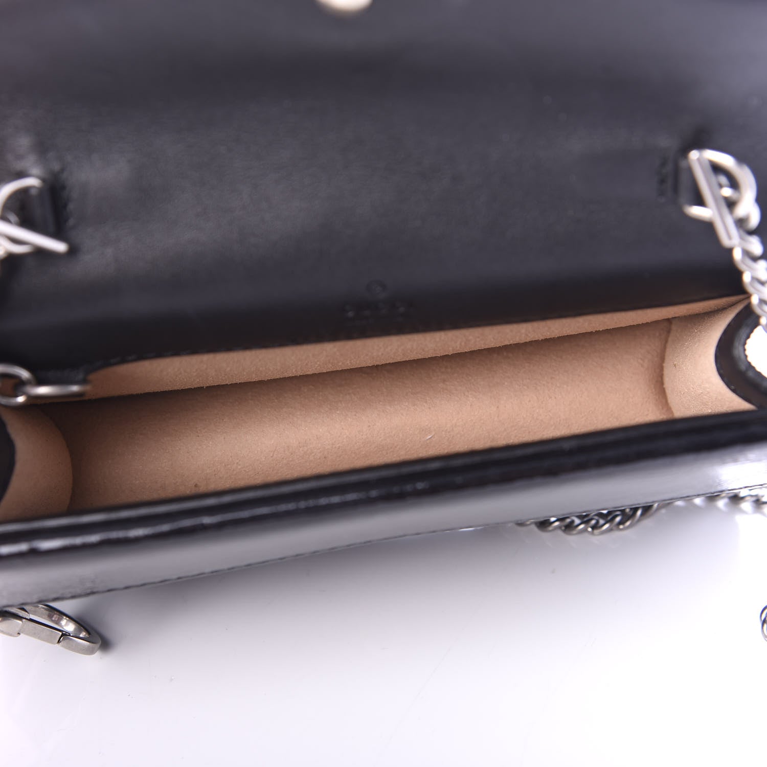 Gucci Velvet GG Monogram Super Mini Dionysus Shoulder Bag Blue Beige Black 4 of 8