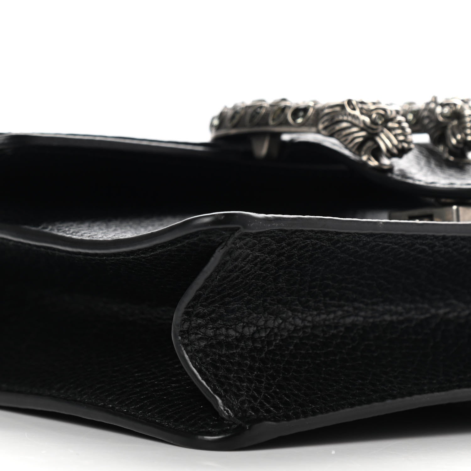 Gucci Calfskin Mini Dionysus Shoulder Bag Black 8 of 10
