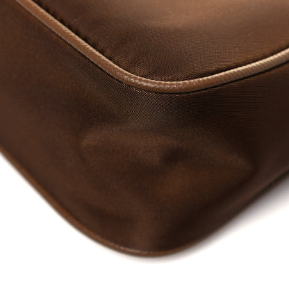 Prada Tessuto Nylon Saffiano Re-Edition 2005 Shoulder Bag Cacao 11 of 12