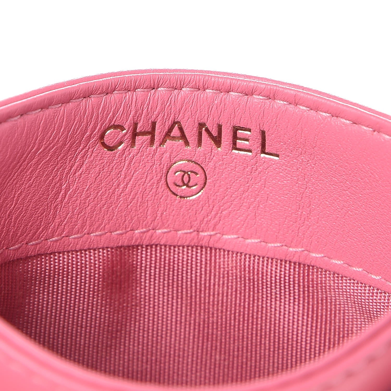 Chanel Lambskin Quilted Boy Card Holder Pink 6 of 8