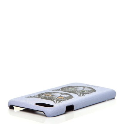 Gucci Coated Canvas Mystic Cat iPhone 7/8 Case Blue 3 of 6
