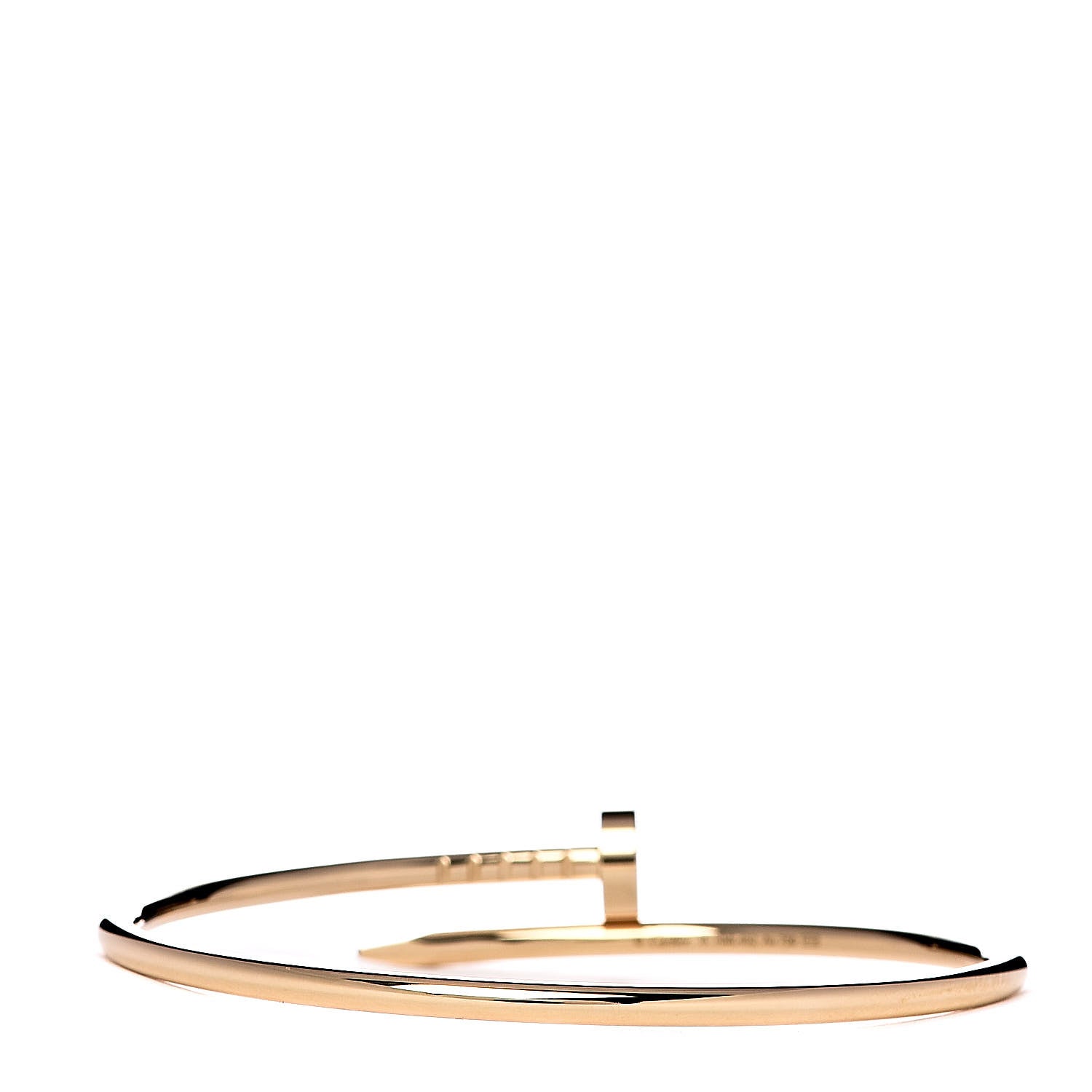 Cartier 18K Yellow Gold Small Juste Un Clou Bracelet 15 3 of 5