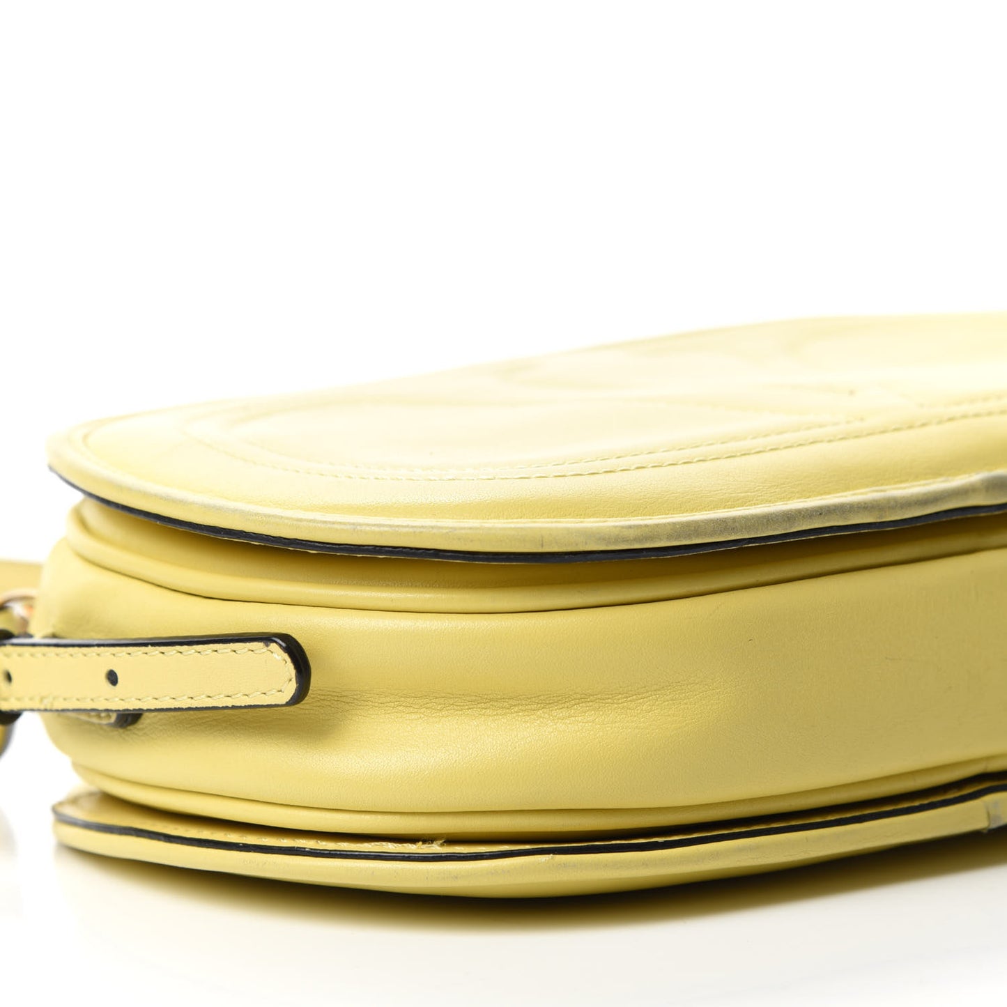Vitello Small Logo Go Crossbody Bag Naples Yellow