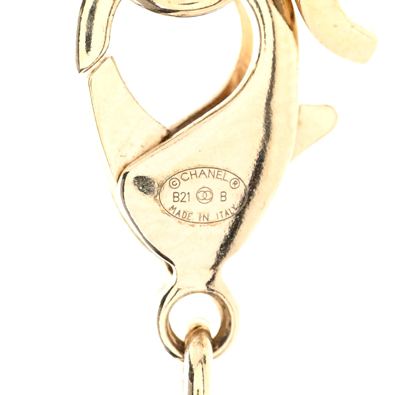 Chanel Metal Lambskin Crystal CC Choker Necklace Black Gold 5 of 7
