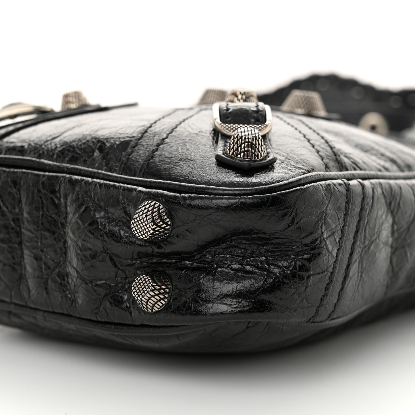 Agneau Arena Le Cagole Crossbody Bag Black