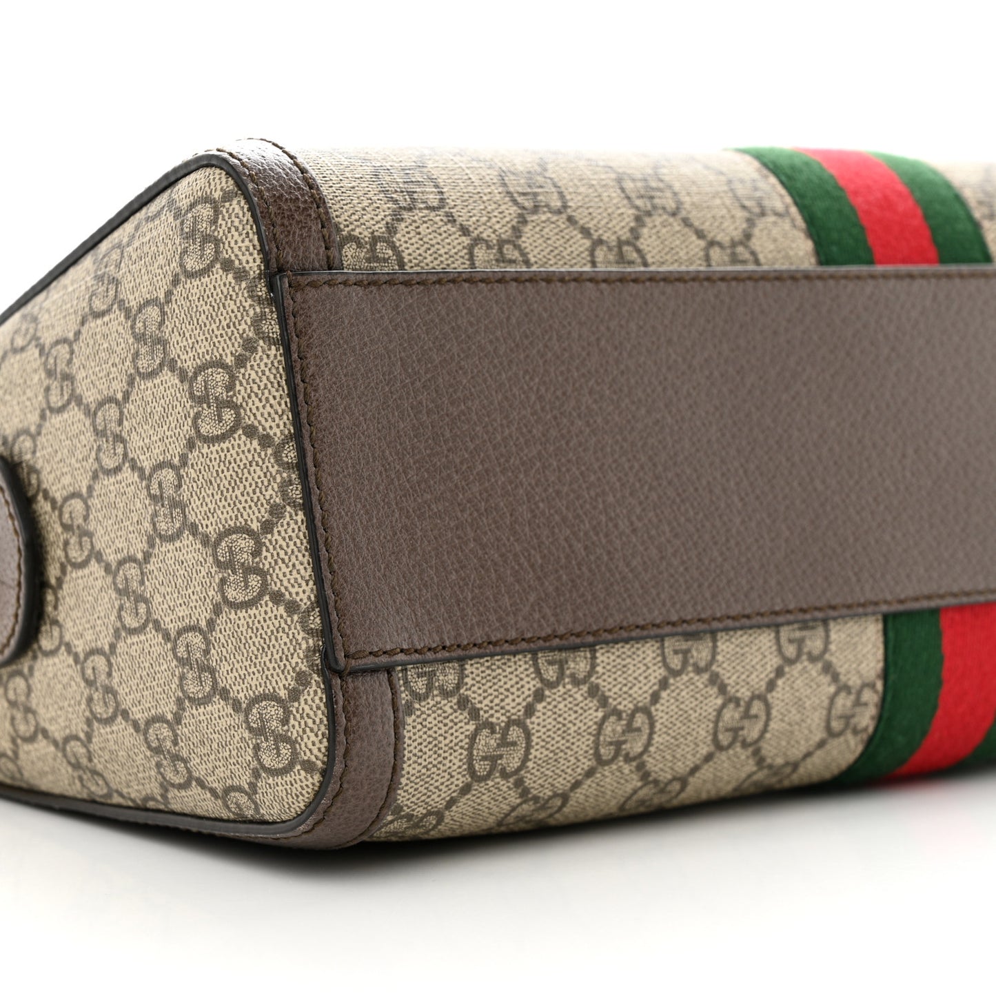 GG Supreme Monogram Web Medium Ophidia Boston Brown