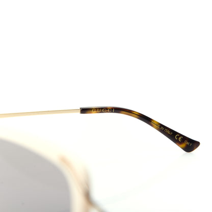 Gucci Acetate Butterfly Sunglasses GG0647S Ivory Gold 5 of 8