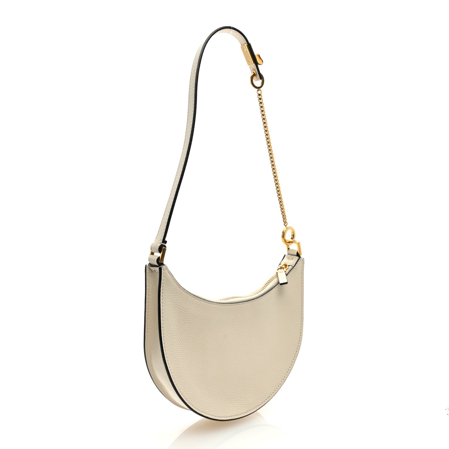 Valentino Garavani Calfskin Mini Vlogo Hobo Bag White 3 of 8