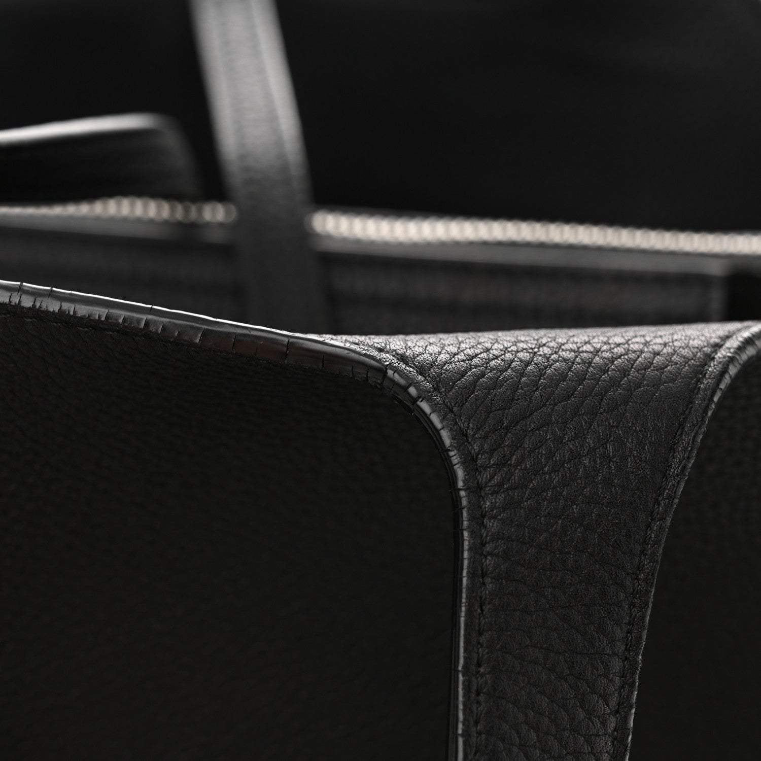 Celine Baby Grained Calfskin Medium Tri-Fold Bag Black 20 of 21