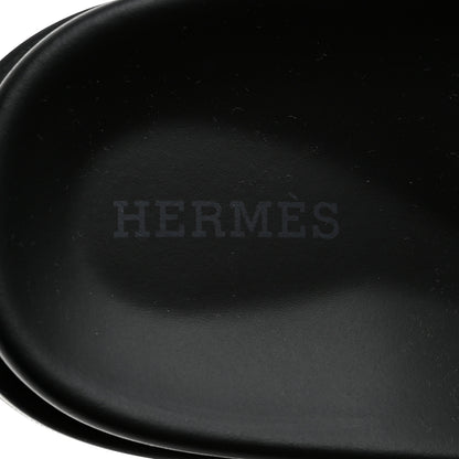 Hermes Epsom Womens Chypre Sandals 37.5 Vert Jade 6 of 8