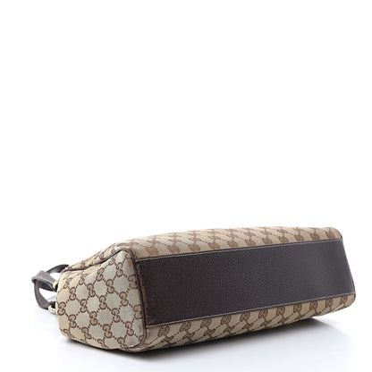 Gucci Monogram Medium Charmy Shoulder Bag Dark Brown 4 of 16