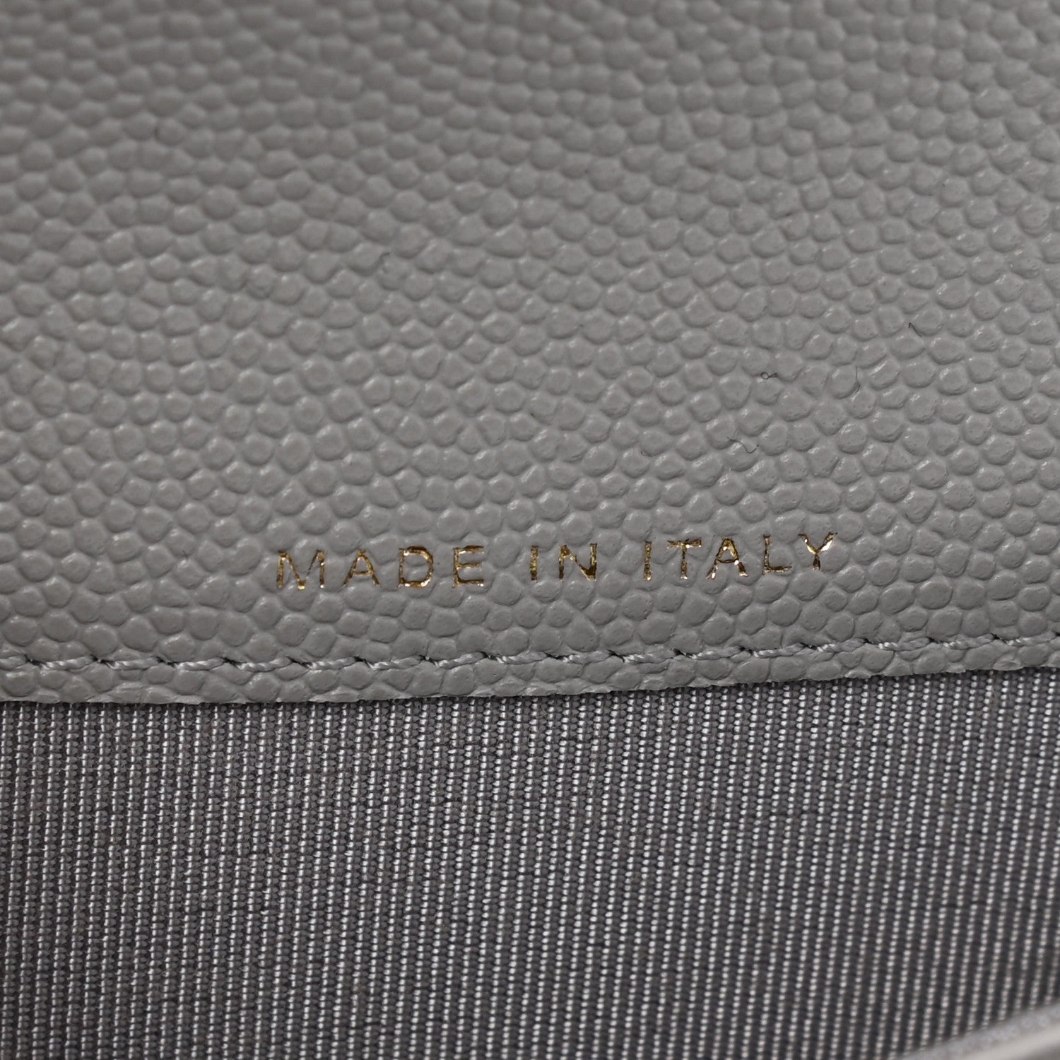 Chanel Caviar Quilted Large Flap Wallet Grey 7 of 8