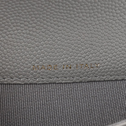 Chanel Caviar Quilted Large Flap Wallet Grey 7 of 8
